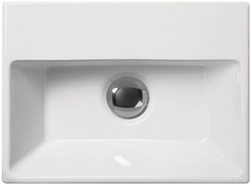 GSI Norm Waschbecken 35x26 cm rechteckig Klassisch weiß 8650111