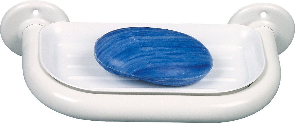 Aqualine White Line Seifenschale Wand weiß 8006