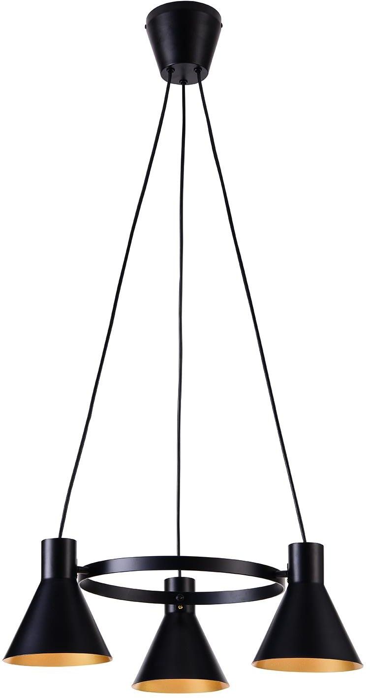 Candellux More Pendelleuchte 3x40 W schwarz 33-71156