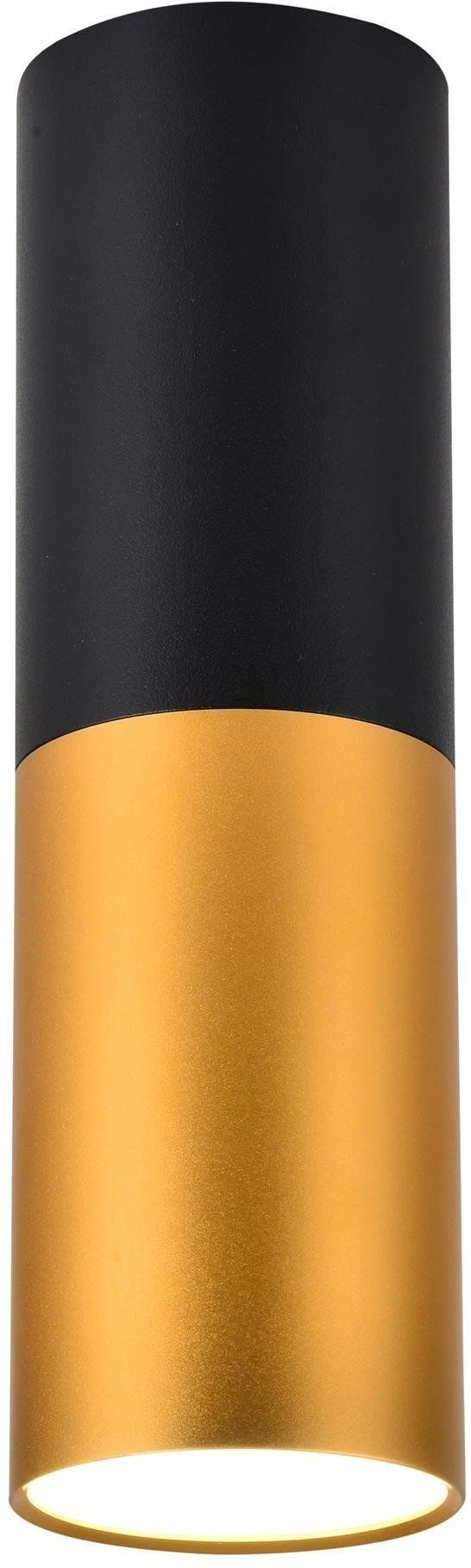 Candellux Tuba Deckenlampe 1x15 W schwarz-gold 2282688