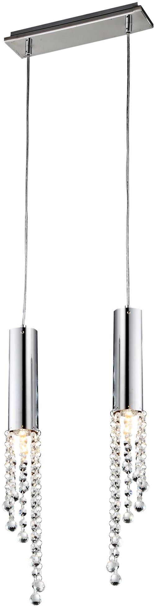 Candellux Duero Pendelleuchte 2x3 W chrom 32-25265-Z