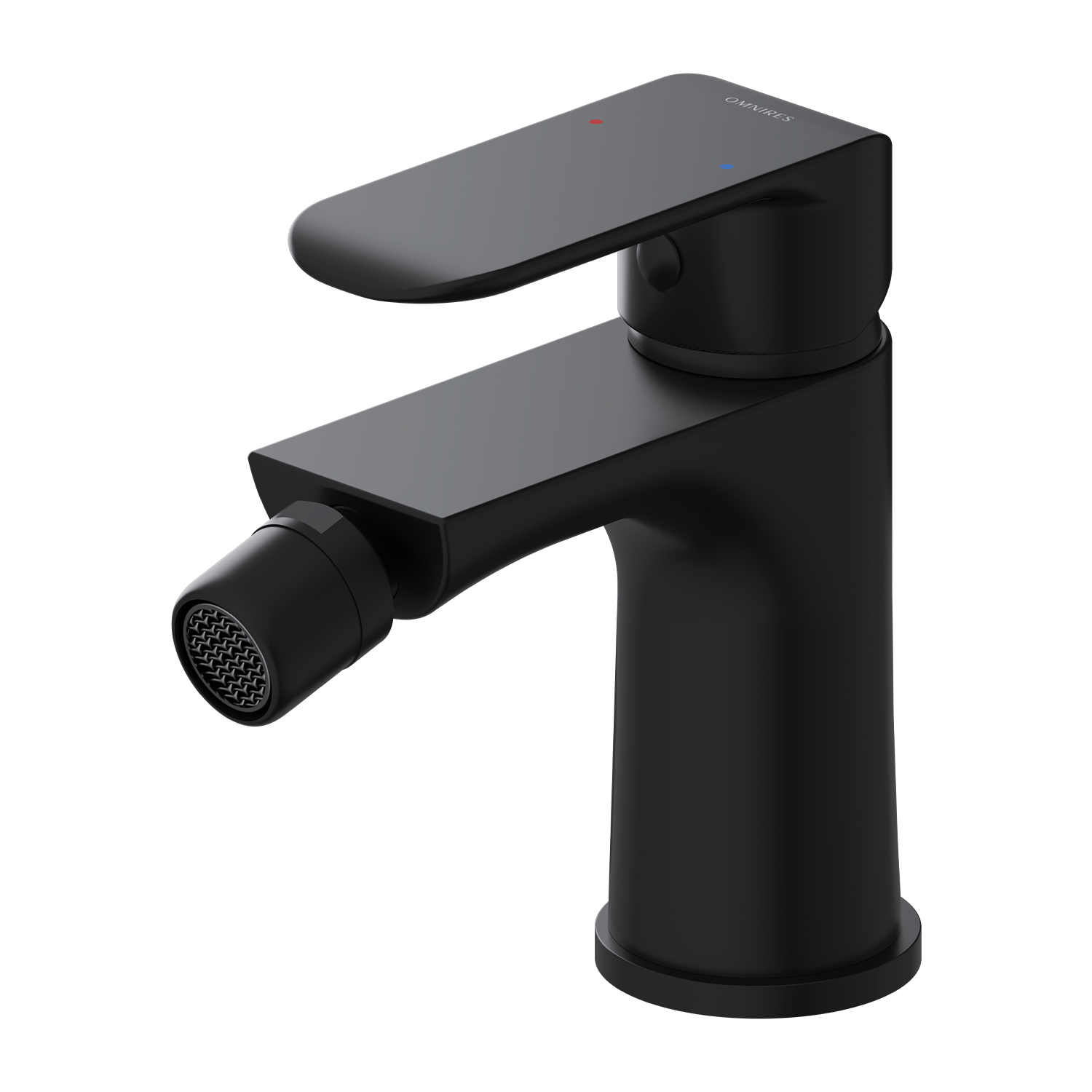 Omnires Sacramento Bidet-Wasserhahn stehend schwarz SC2320BL