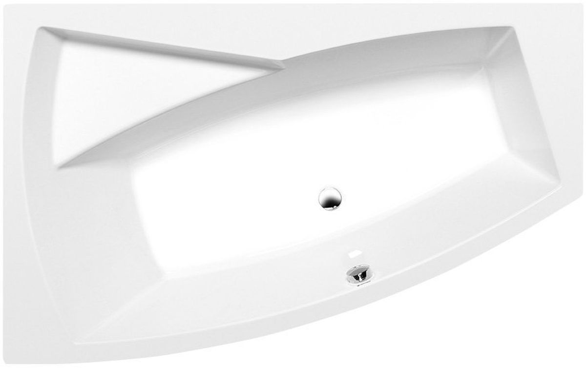 Polysan Evia Eckbadewanne 170x100 cm linksseitig weiß 21611
