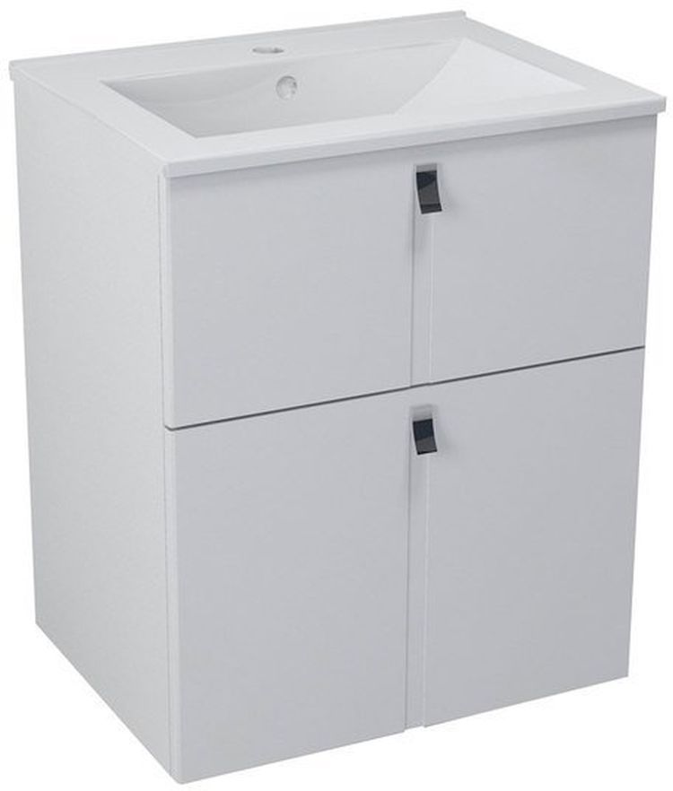 Sapho Mitra Kabinett 60x45.2x70 cm Unterschrank hängend weiß MT061