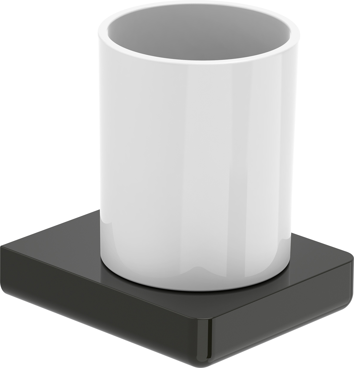 Roca Tempo Zahnputzbecher weiß-schwarz A817021CN0