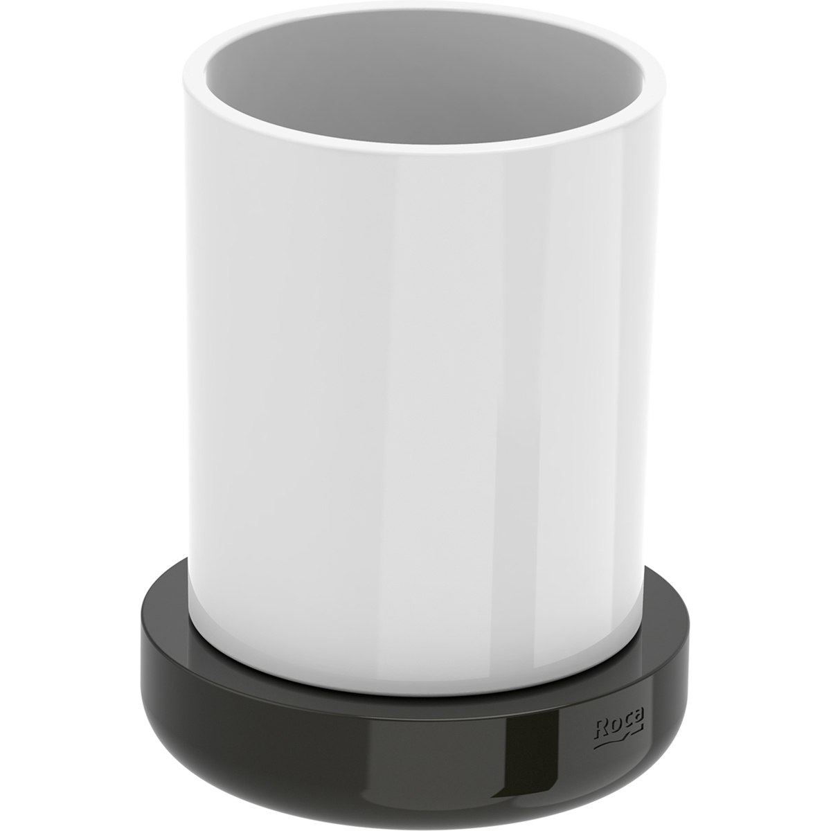 Roca Tempo Zahnputzbecher weiß-schwarz A817022CN0