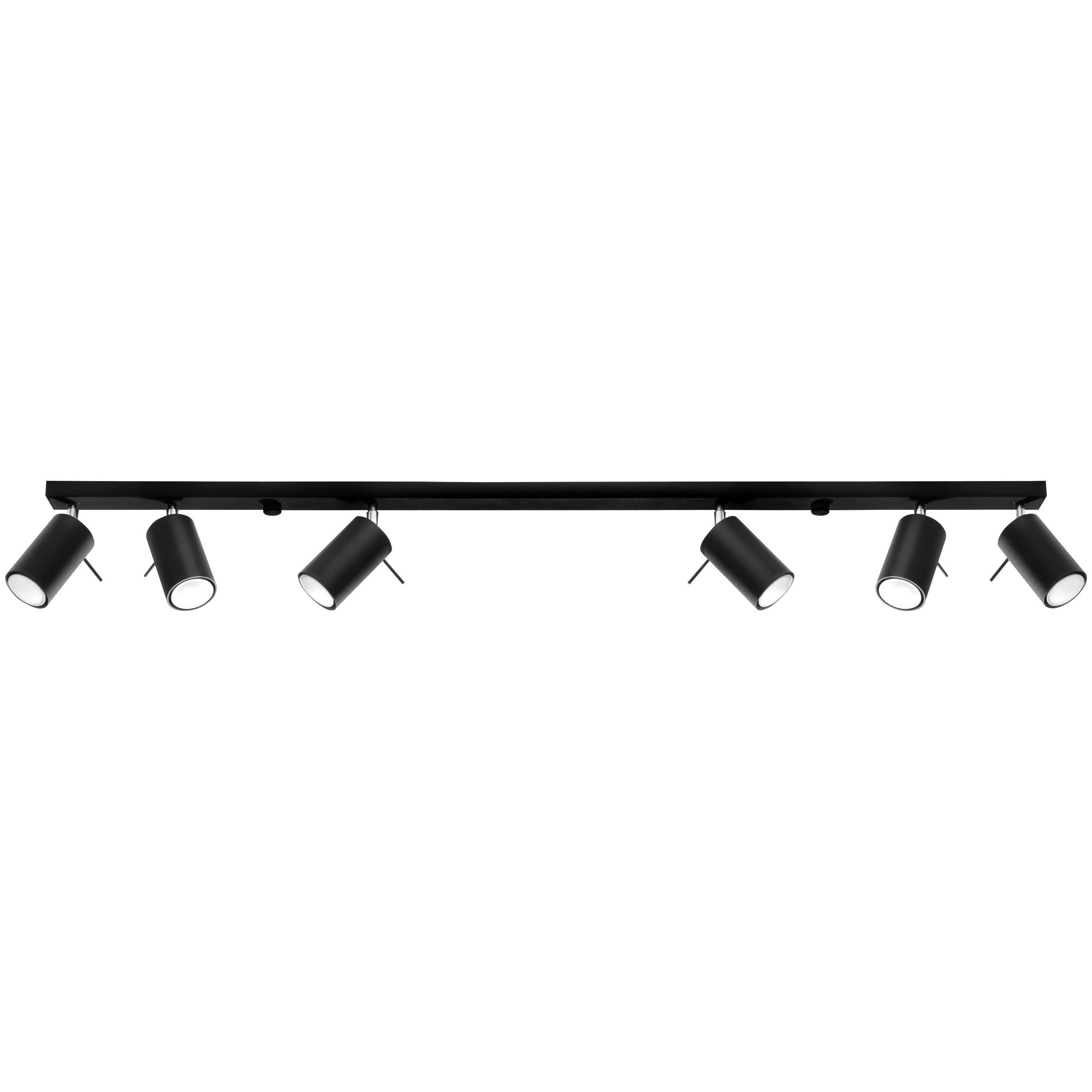 Sollux Lighting Ring Deckenlampe 6x40 W schwarz SL.0334