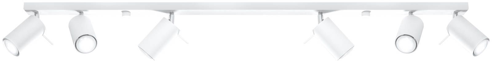 Sollux Lighting Ring Deckenlampe 6x40 W weiß SL.0333