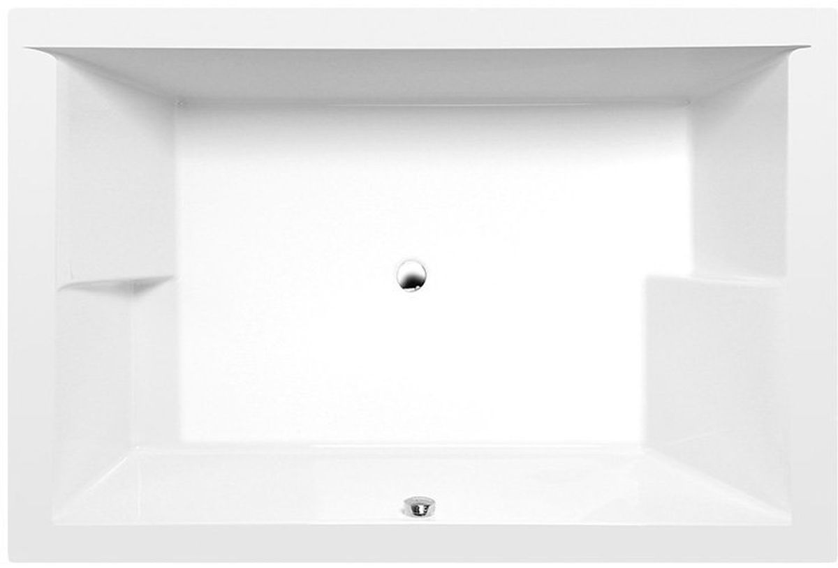 Polysan Dupla Rechteckige Badewanne 180x120 cm weiß 13611