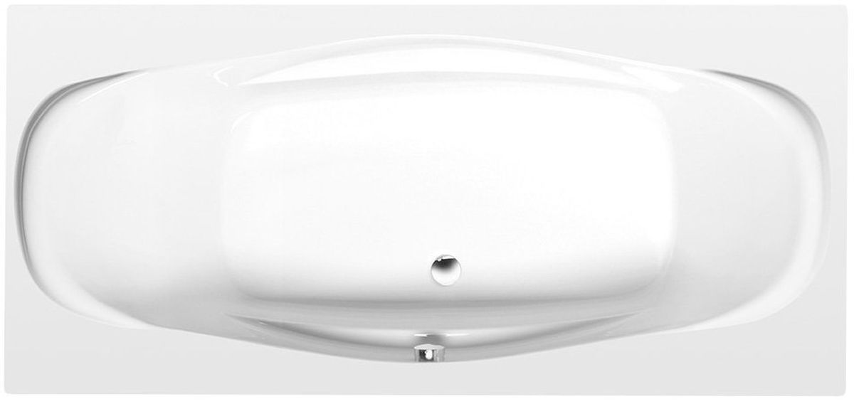 Polysan Garda Rechteckige Badewanne 190x90 cm weiß 14111