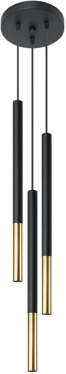 Sollux Lighting Mozaica Pendelleuchte 3x40 W schwarz SL.0893