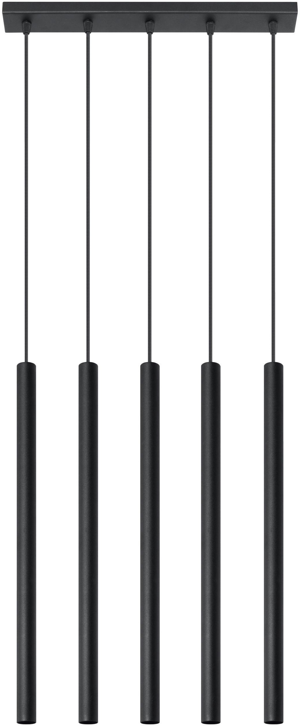 Sollux Lighting Pastelo Pendelleuchte 5x40 W schwarz SL.0472