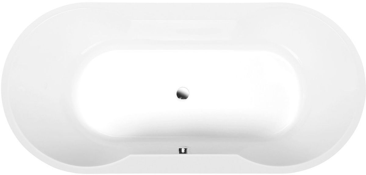 Polysan Io Ovale Badewanne 180x85 cm oval weiß 16611