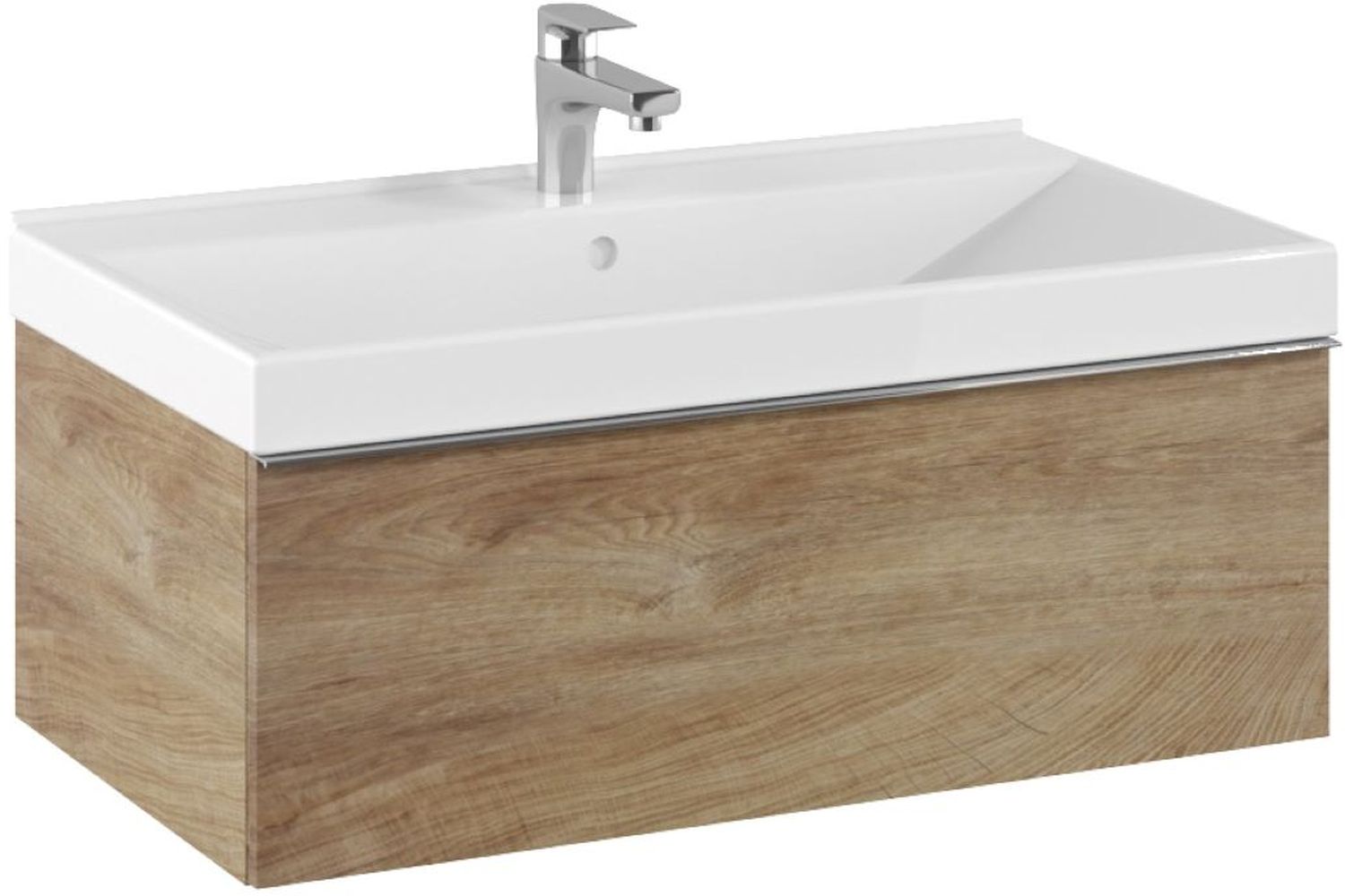 Elita Look Kabinett 80x44.9x28.1 cm Unterschrank hängend eiche RE010803027050