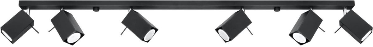 Sollux Lighting Merida Deckenlampe 6x40 W schwarz SL.0460