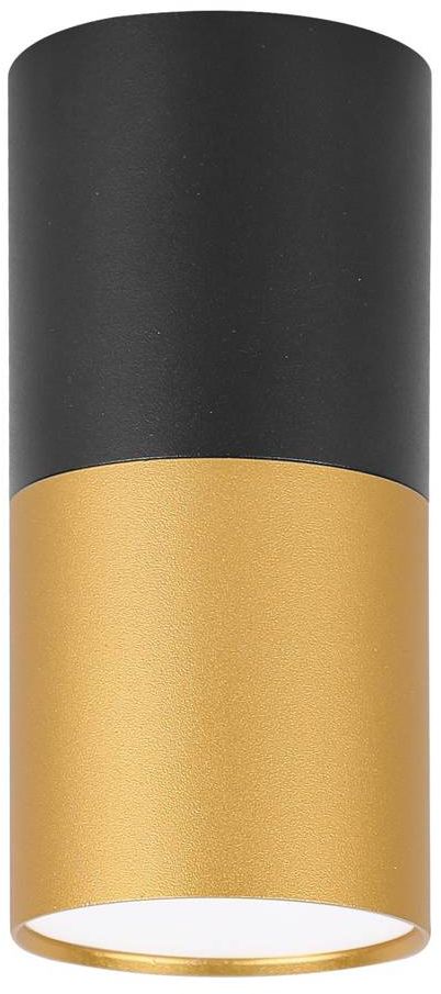 Candellux Tuba Deckenlampe 1x15 W schwarz-gold 2281728