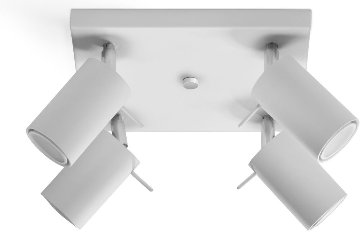 Sollux Lighting Ring Deckenlampe 4x40 W weiß SL.0090