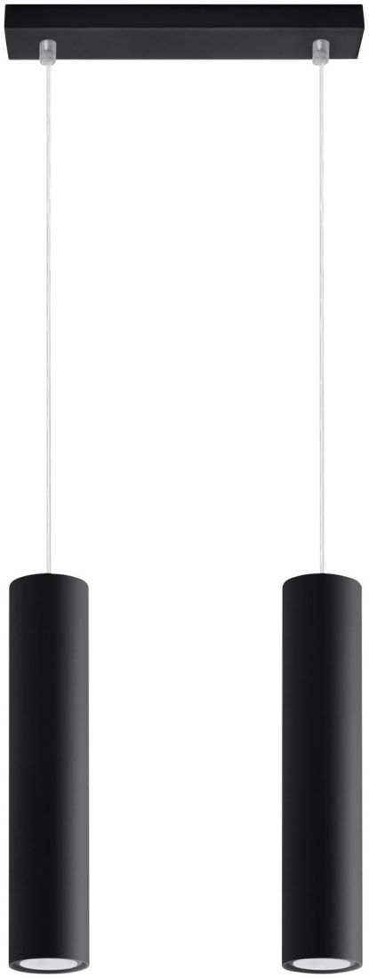 Sollux Lighting Lagos Pendelleuchte 2x40 W schwarz SL.0328