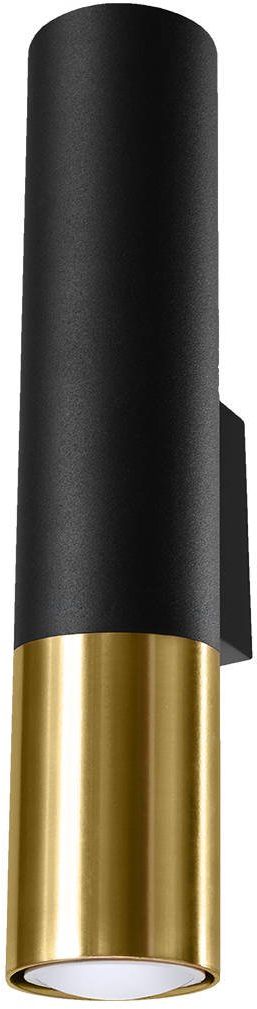 Sollux Lighting Loopez Leuchter 2x40 W schwarz-gold SL.0950