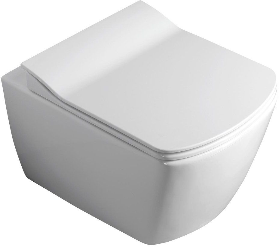 Creavit Glanc WC-Becken hängend Spülrandlos weiß GC321