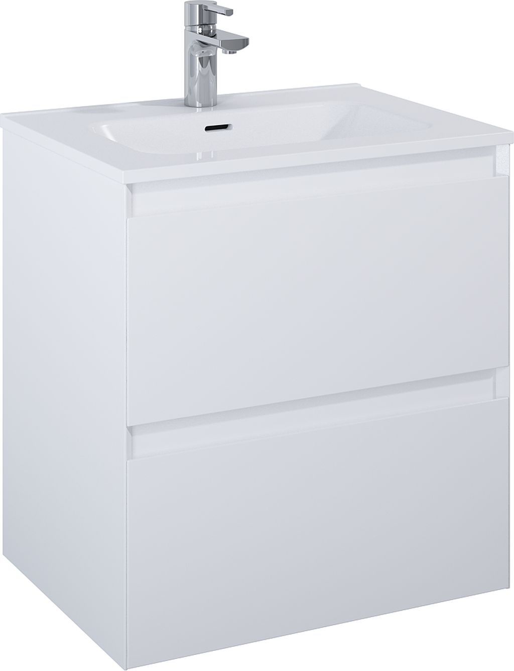 Elita Split Kabinett 60x45.8x63.5 cm Unterschrank hängend weiß RE010600055290