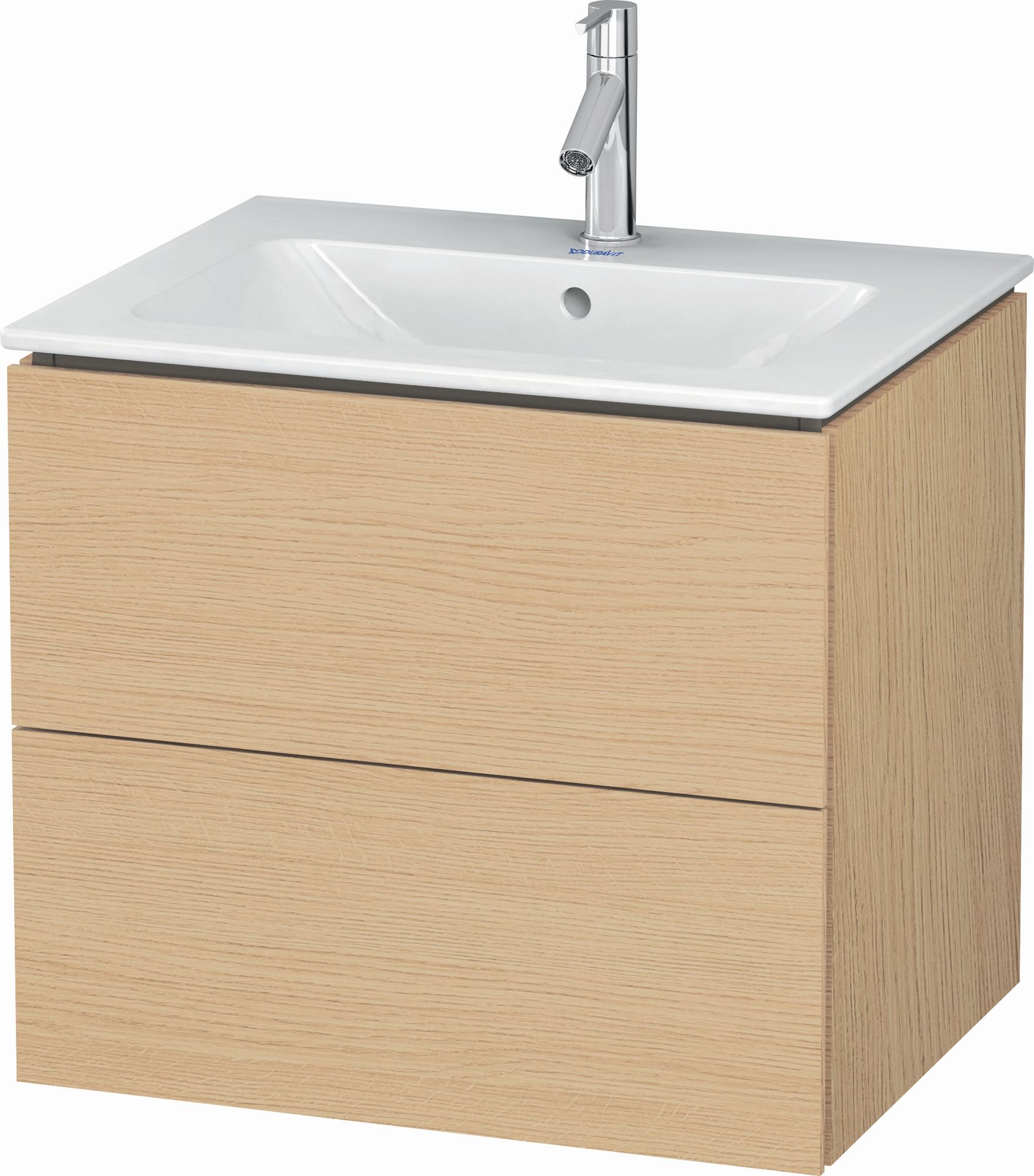 Duravit L-Cube Kabinett 62x48.1x55 cm Unterschrank hängend eiche LC624003030