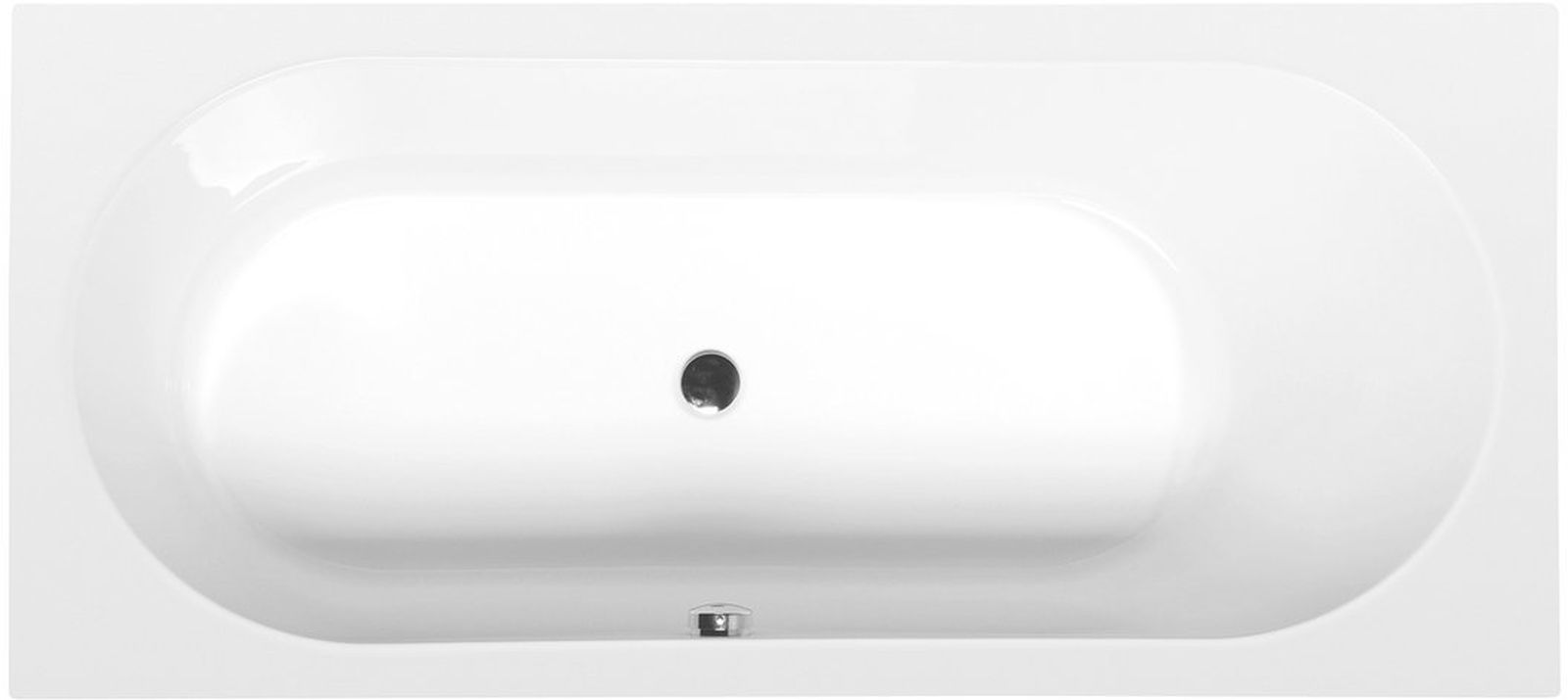 Polysan Astra Rechteckige Badewanne 165x75 cm weiß 32611