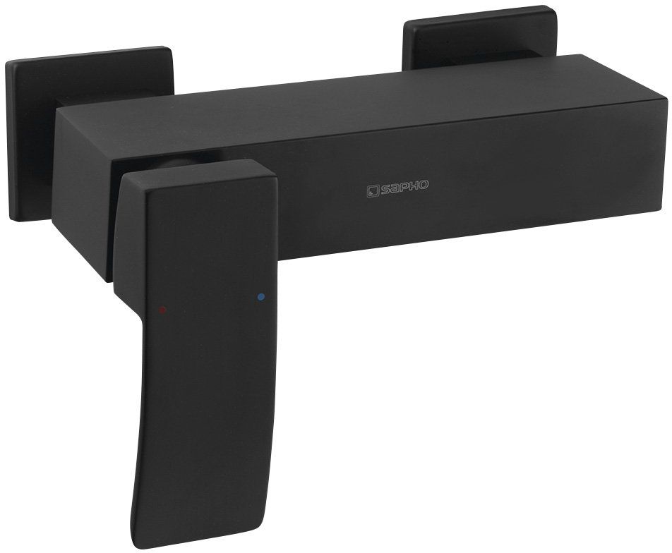 Sapho Ginko duschbatterie Wand schwarz 1101-11B