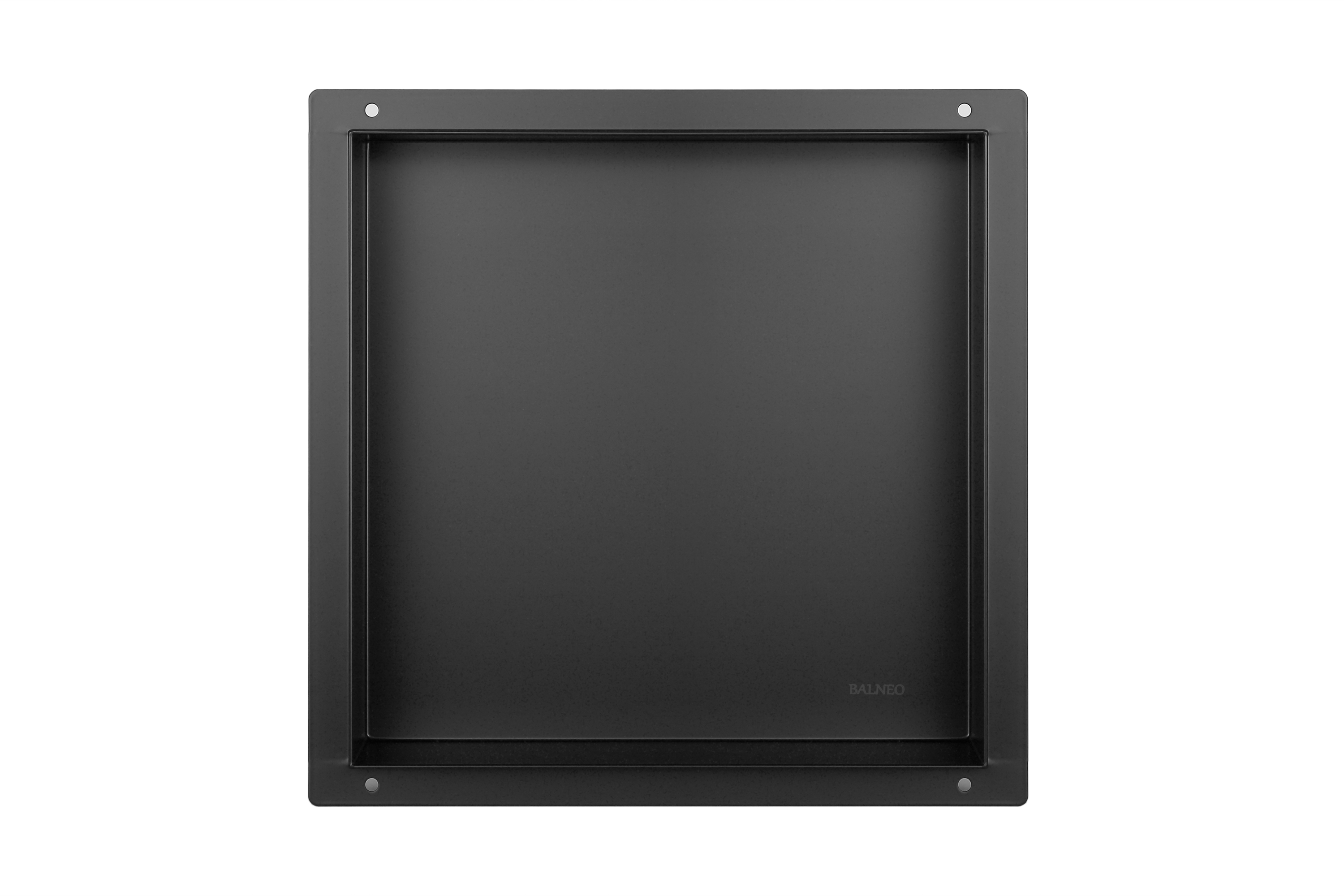Balneo Wall-Box No Rim Black Nischenregal 30 cm schwarz OB-BL1-NR