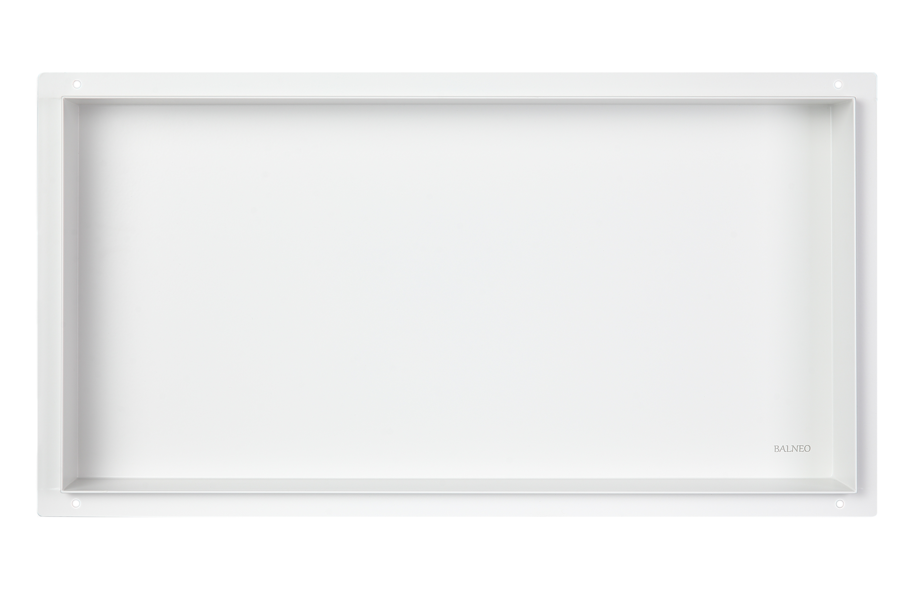 Balneo Wall-Box No Rim White Nischenregal 60 cm weiß OB-WH3-NR