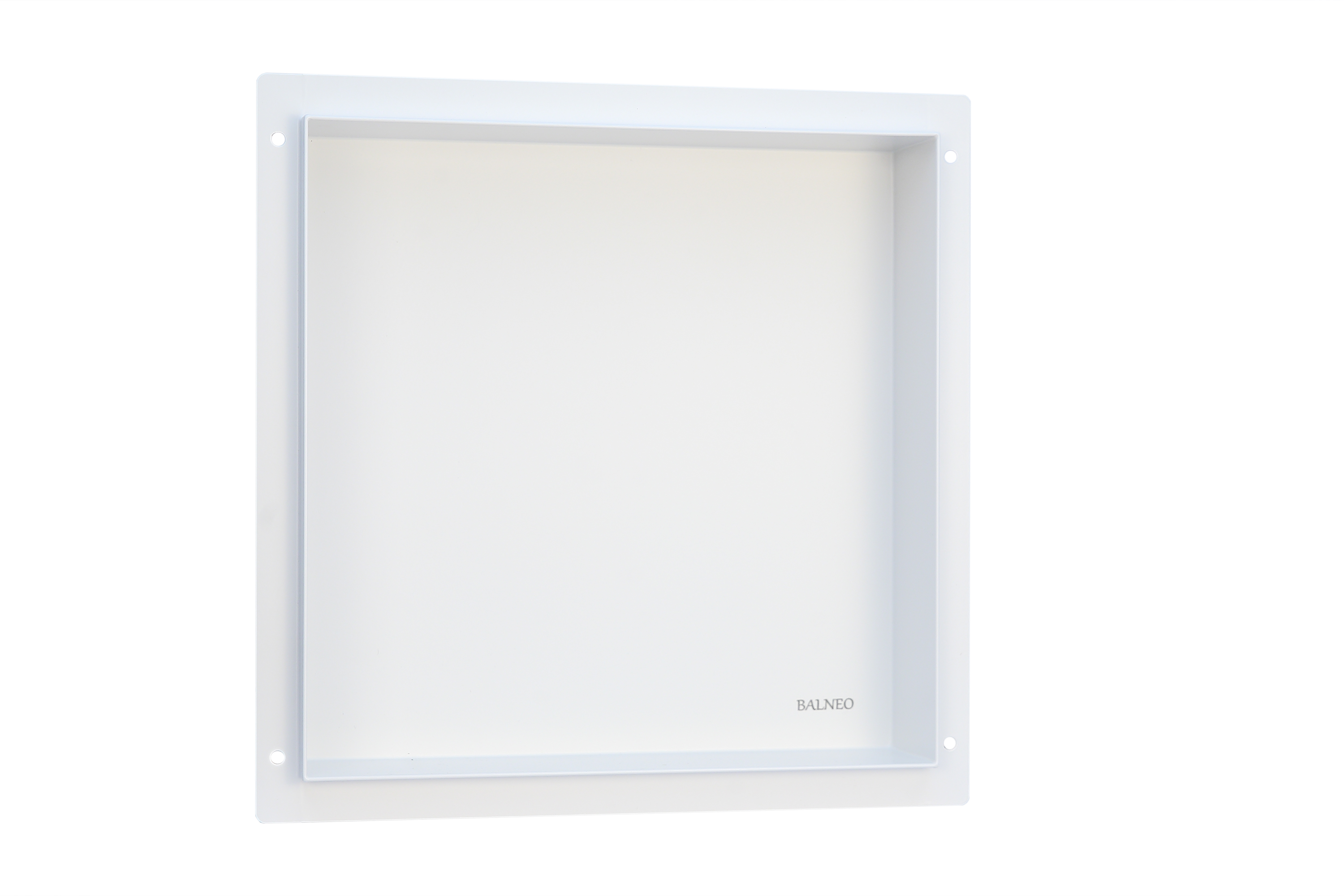 Balneo Wall-Box No Rim White Nischenregal 30 cm weiß OB-WH1-NR