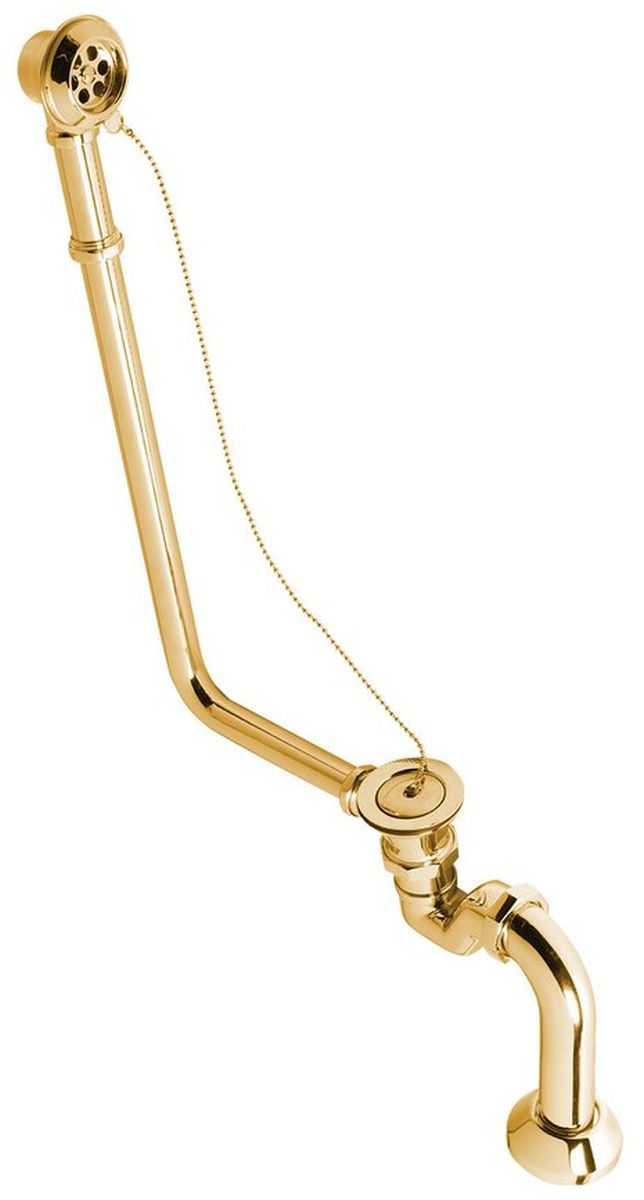 Polysan Charleston Badewannensiphon gold 71799