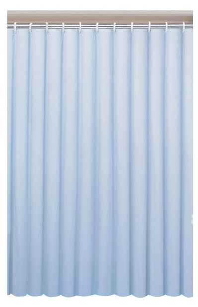 Aqualine Duschvorhang 200x180 cm blau 0201004 M