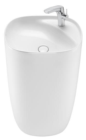 Roca Beyond Waschbecken 50x45 cm oval weiß A3270B0S00