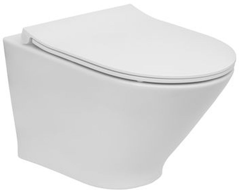 Roca Gap Round WC-Becken hängend Spülrandlos weiß A3460NBS00