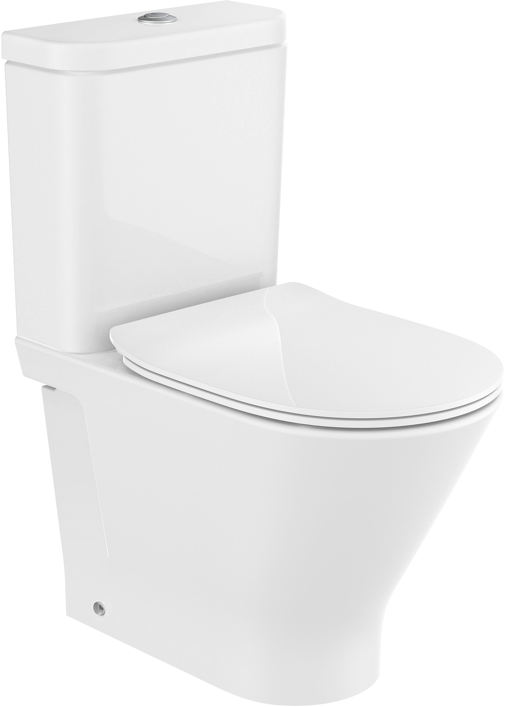 Roca Gap Round Kompakte Toilettenschüssel weiß A3420N7S00