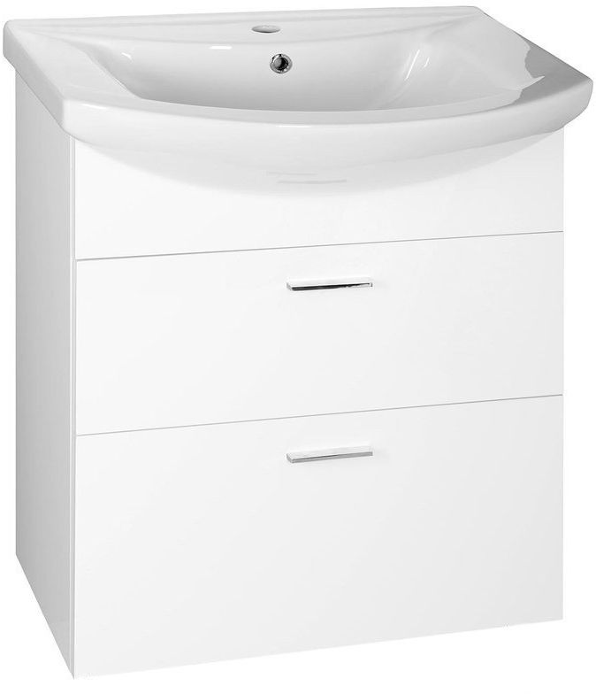 Aqualine Zoja Kabinett 60x32x74 cm Unterschrank stehend weiß 51061A
