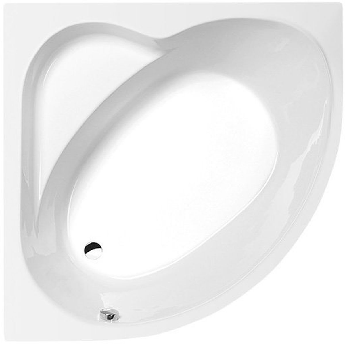 Polysan Sirius Eckbadewanne 130x130 cm linksseitig weiß 49111