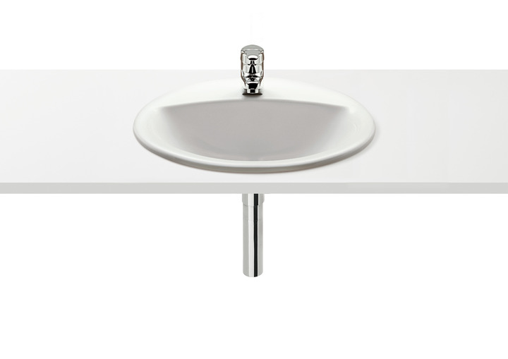 Roca Rodeo Waschbecken 52x41 cm oval Einbauwaschbecken weiß A327866S00