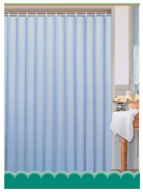 Aqualine Duschvorhang 180x180 cm blau 0201103 M