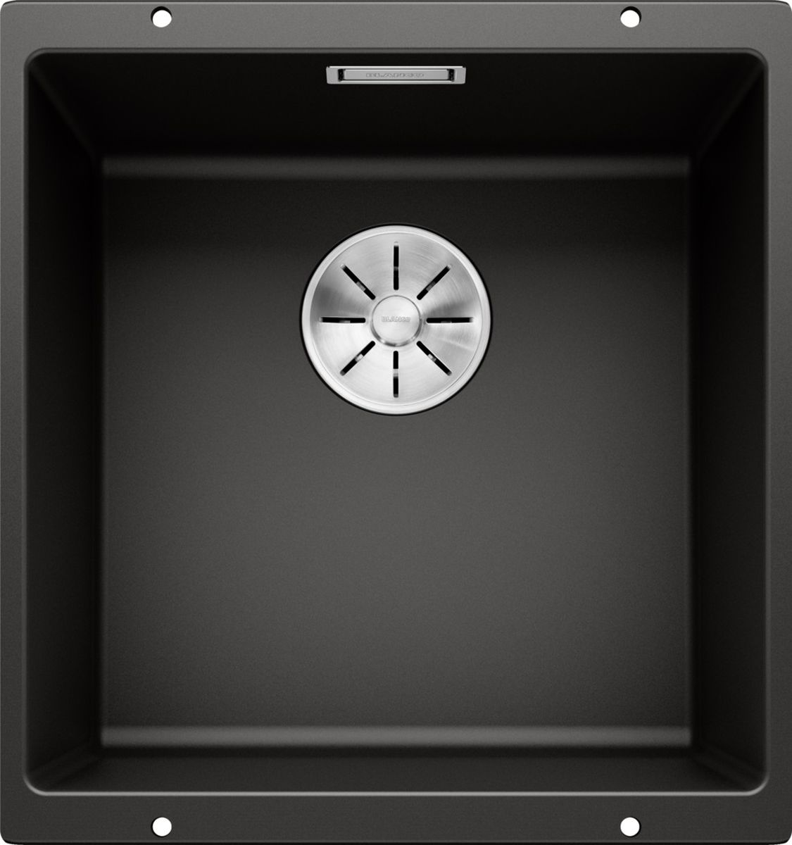 Blanco Subline 400-U Granitspüle 40x40 cm schwarz 525990