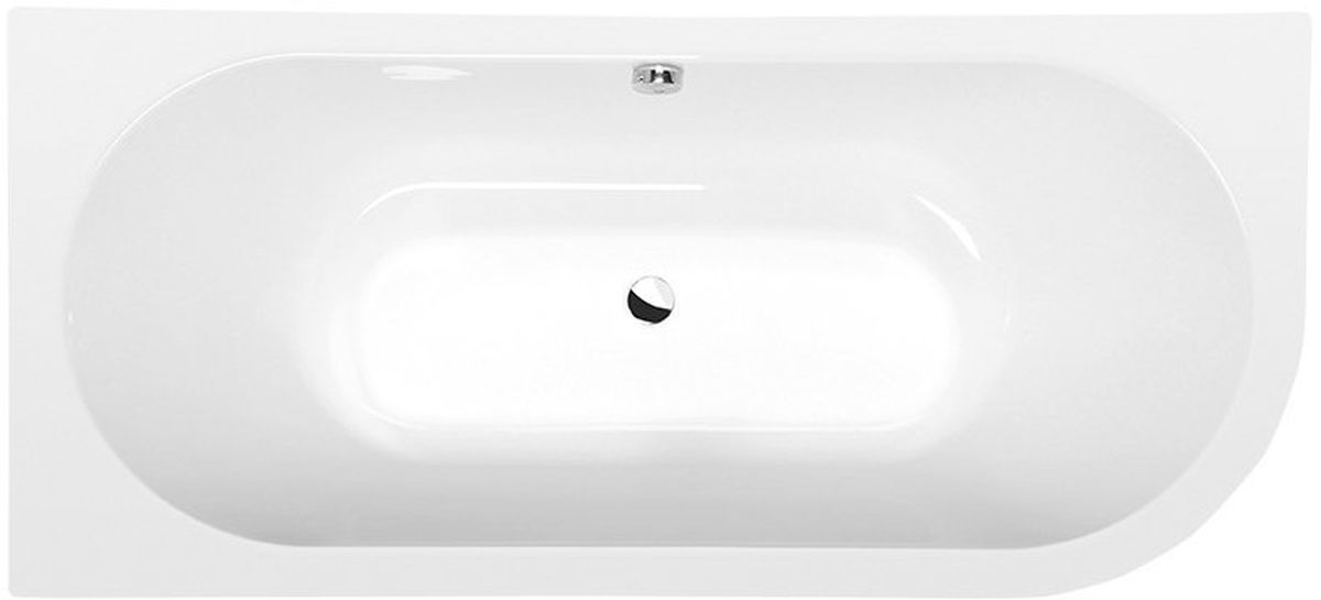 Polysan Viva Eckbadewanne 180x75 cm linksseitig weiß 72099M