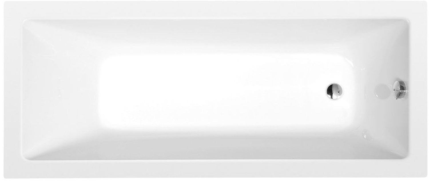Polysan Noemi Rechteckige Badewanne 160x70 cm weiß 71707