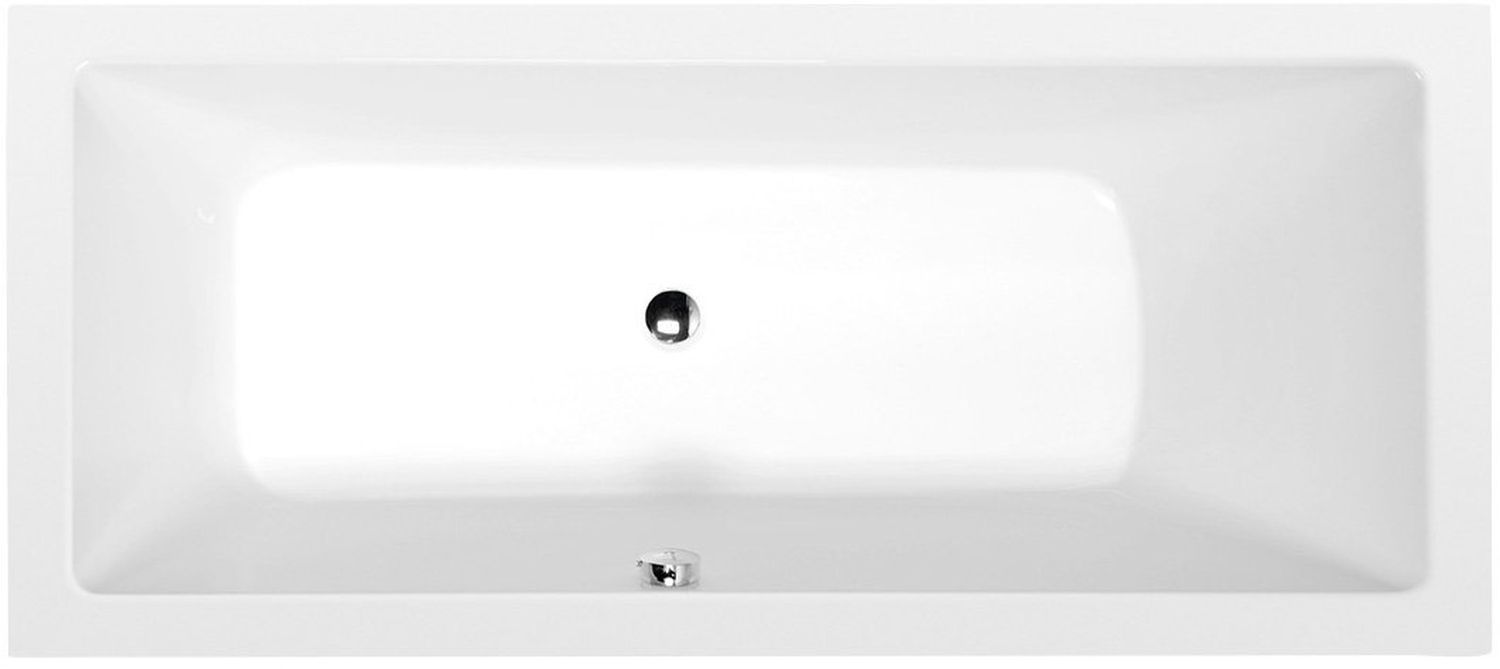 Polysan Mimoa Rechteckige Badewanne 170x75 cm weiß 71709S