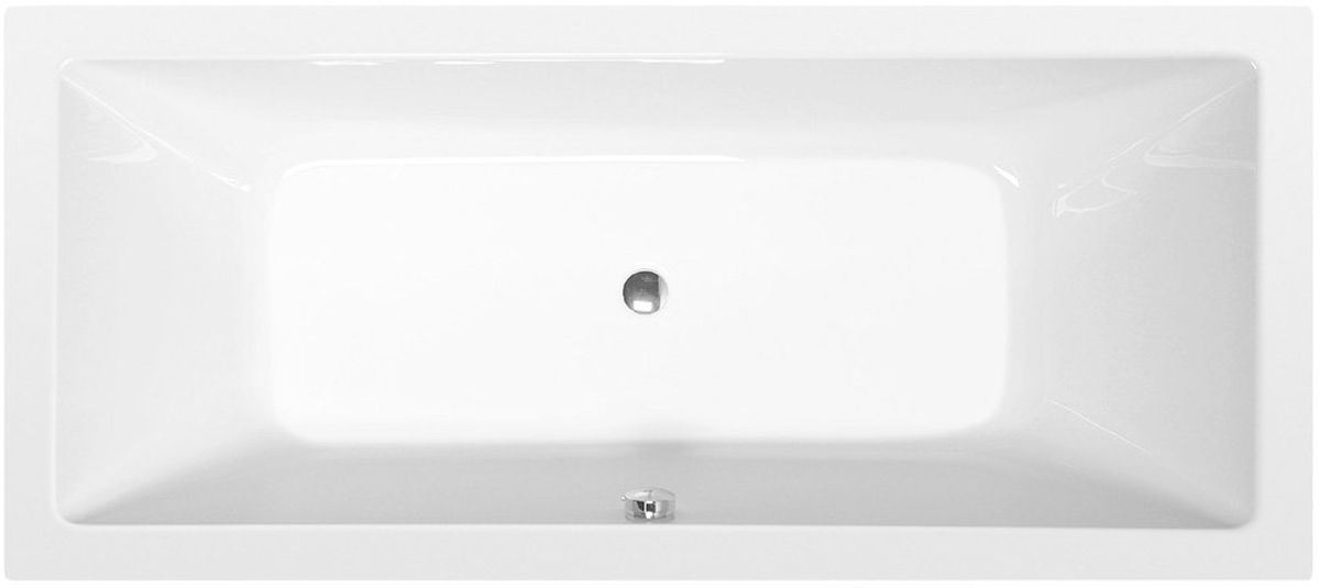 Polysan Krysta Rechteckige Badewanne 180x70 cm weiß 72906