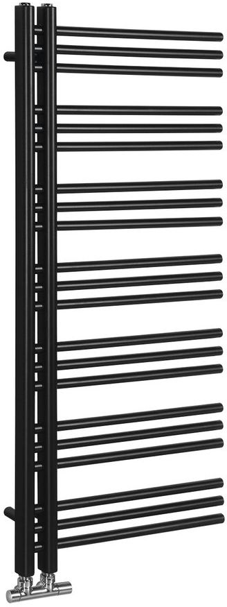 Sapho Dorlion Badezimmerheizkörper dekorativ 120x50 cm schwarz 1130-21