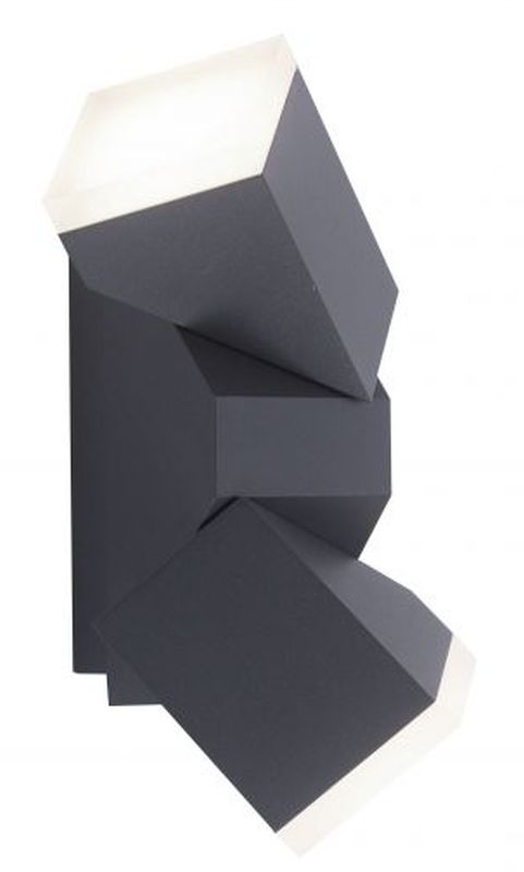 Paul Neuhaus Ryan Außenwandleuchte 2x5 W anthrazit 9722-13