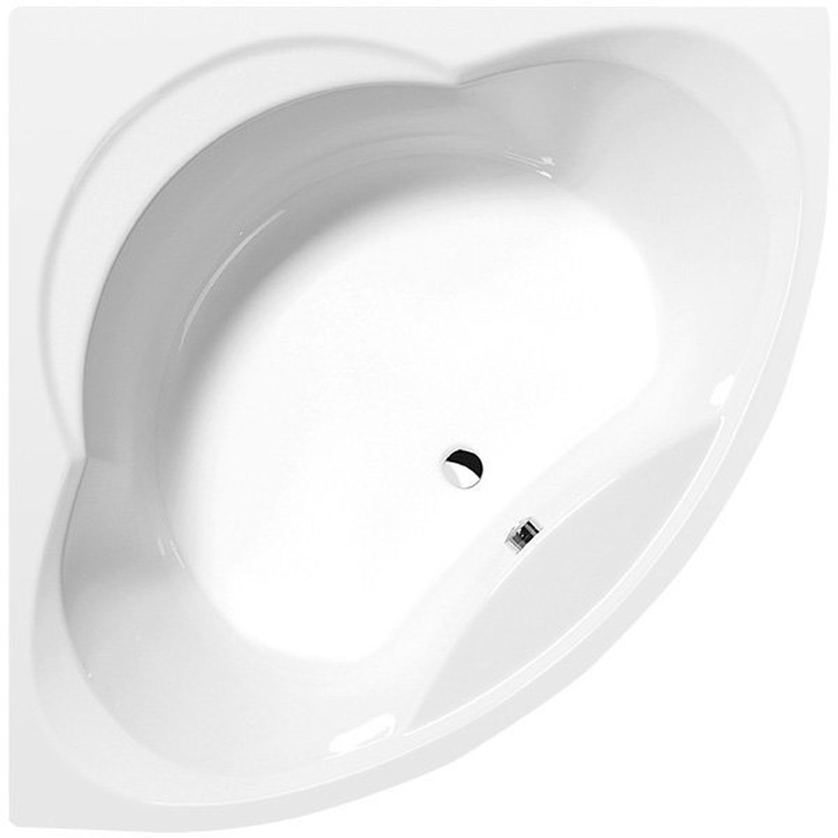 Polysan Alexandra Eckbadewanne 140x140 cm linksseitig weiß 95111