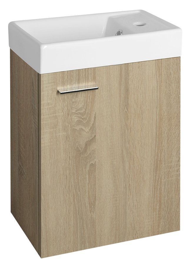 Aqualine Zoja Kabinett 39.5x22x50 cm Unterschrank hängend eiche 51049DP