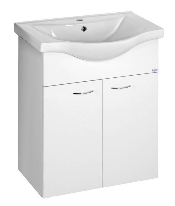 Aqualine Keramia Fresh Kabinett 59.6x33.4x74 cm Unterschrank hängend weiß 50063A